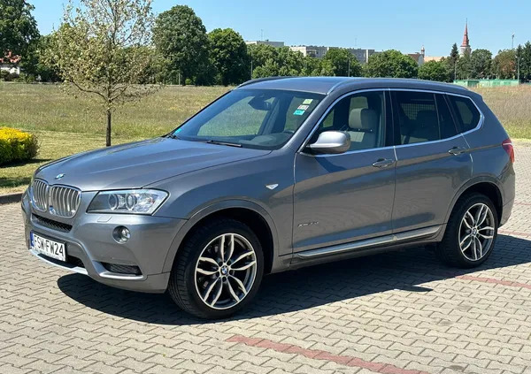 bmw x3 BMW X3 cena 72900 przebieg: 171100, rok produkcji 2013 z Świebodzin